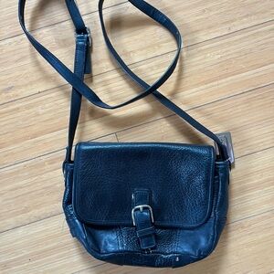 Coach Black Leather Crossbody Bag